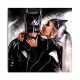 Bilder an der Wand 1x LEINWANDGEMÄLDE FRAU 3 BATMAN 80x80