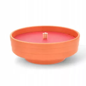  OFFENE Kerze, traditionell, TON, gegossen, KERAMIKriese