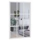  Loft Spiegel mit Sprossen 125x65 Industrieweiß