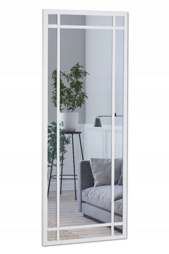  Loft Spiegel mit Sprossen 135x55 Industrieweiß