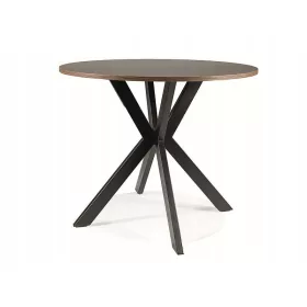  Runder Tisch Signal Tables 90 x 90 x 75 cm Walnuss