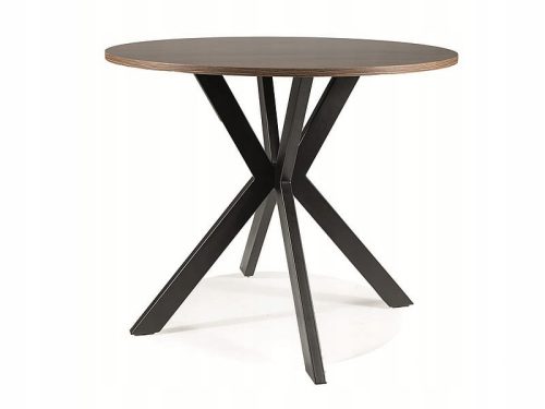  Runder Tisch Signal Tables 90 x 90 x 75 cm Walnuss