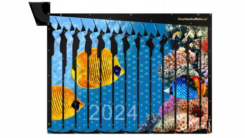 Coole, lustige Gadgets Kalender 2024 Fische | Ein Geschenk mit Kalender für alle