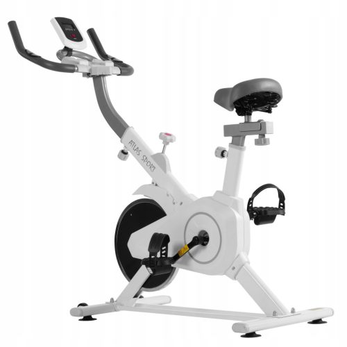  Atlas Sport ASSPINWHITE mechanisches Spinning-Heimtrainer