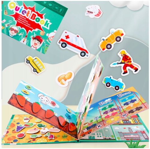  MONTESSORI SENSORISCHES PÄDAGOGISCHES BUCH FÜR KINDERFAHRZEUGE