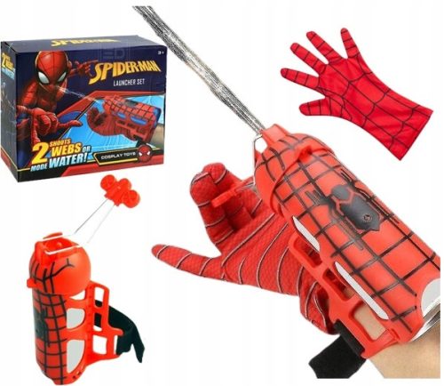  Spiderman-Handschuh mit einem WEB- ODER WASSER-Werfer