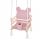  Holzschaukel für Kinder TULUSZKA Samt-Teddybär 3in1 Dirty Pink 170 cm