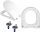 Hydroera Serel Toilettensitz, weißer Duroplast