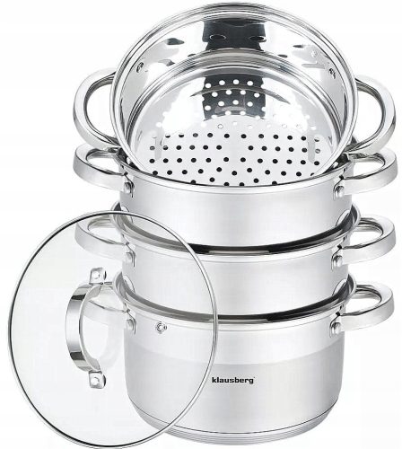 Töpfe Klausberg Dampfgarer TOPF 3,1 l