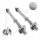  SportForFun gerade Schraubstange 40 cm / 30 mm