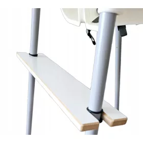    FUSSSTÜTZE FÜR IKEA ANTILOP STUHL, VERSTELLBAR, WEIßE MDF-FUSSSTÜTZE