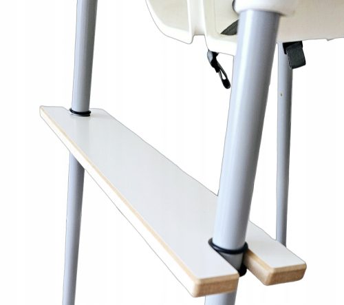  FUSSSTÜTZE FÜR IKEA ANTILOP STUHL, VERSTELLBAR, WEIßE MDF-FUSSSTÜTZE