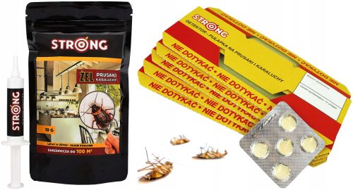  Stark gegen Kakerlaken 0,1 kg 10 ml + 5× Panko Kakerlakenfalle 1 kg