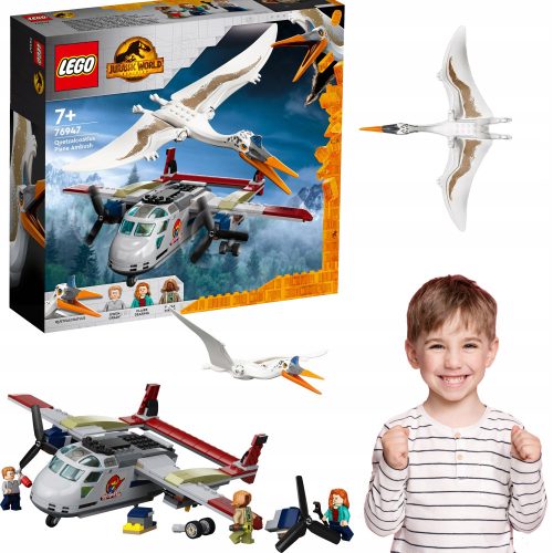  LEGO DINOSAURS WORLD PTERODACTYL greift das Flugzeug an. 3 MINIFIGUREN VIELE FUNKTIONEN
