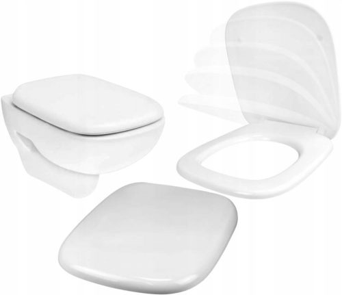 Hydroera KOŁO STYLE Toilettensitz, weißer Duroplast