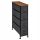  SCHMALES BADEZIMMERREGAL MIT 4 TEXTILSCHUBLADEN 20x75
