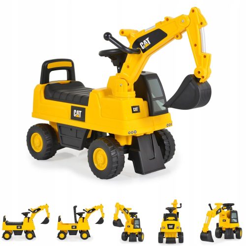  CATERPILLAR Bagger für Kinder CAT JEDZIK PULLER bewegliche Schaufel SOUNDS