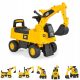  CATERPILLAR Bagger für Kinder CAT JEDZIK PULLER bewegliche Schaufel SOUNDS