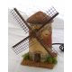  Eine schöne bewegliche Mühle zur Dekoration der Weihnachtskrippe, 19 cm hoch