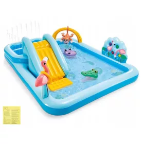 Intex 57161 rechteckiger aufblasbarer Pool 244 x 198 cm