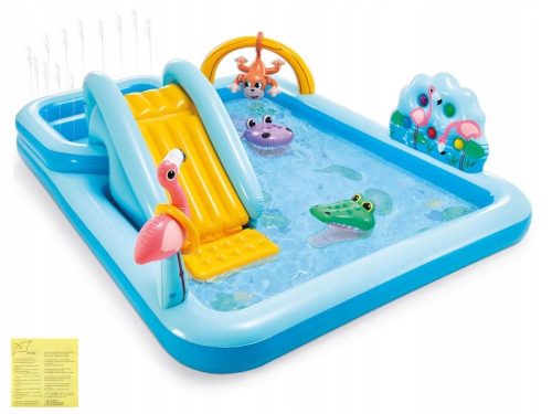 Intex 57161 rechteckiger aufblasbarer Pool 244 x 198 cm