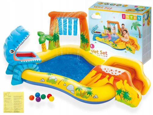 Intex runder aufblasbarer Pool 249 x 191 cm