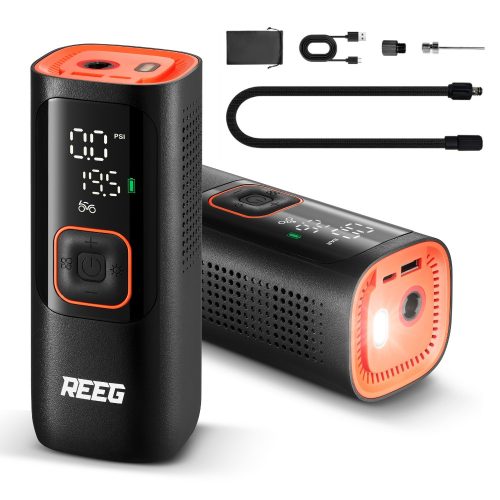  Elektrische Pumpe REEG Air Pomp PRO, schwarz und orange