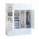  MAXXLLC Kleiderschrank None 147 x 183 x 47 cm weiß