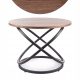  Signal Couchtisch Runde Tische 60 x 60 x 45 cm Walnuss