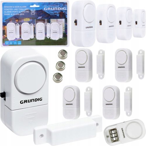 Grundig Tür- und Fensteralarm, 4-teilig