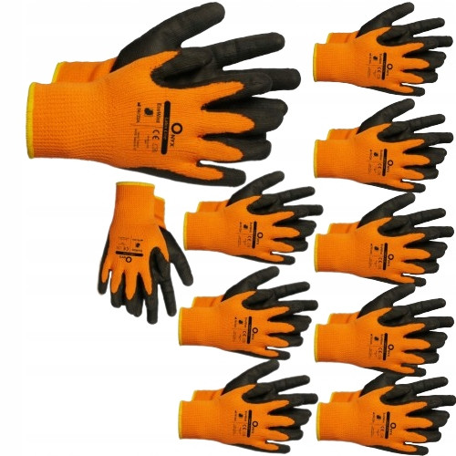Onyx-Handschuhe, Größe 10