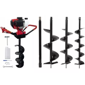   BENZINSCHNECKE BODENBOHRER BOHRER VERLÄNGERUNG MEGA SET STARK