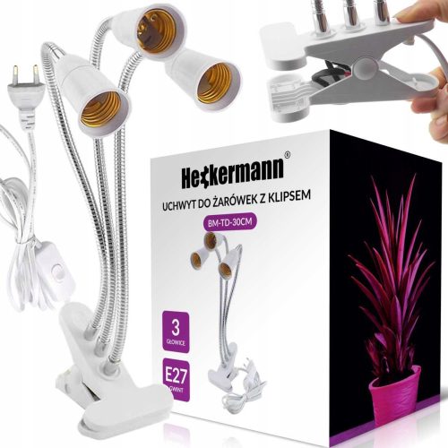 Lampe für den Pflanzenanbau - Heckermann GROW-Glühbirne für den Pflanzenanbau 100 W + NICHT WERFEN-AUFKLEBER