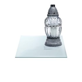  KERZENSTÄNDER AUS GLAS 35x35cm