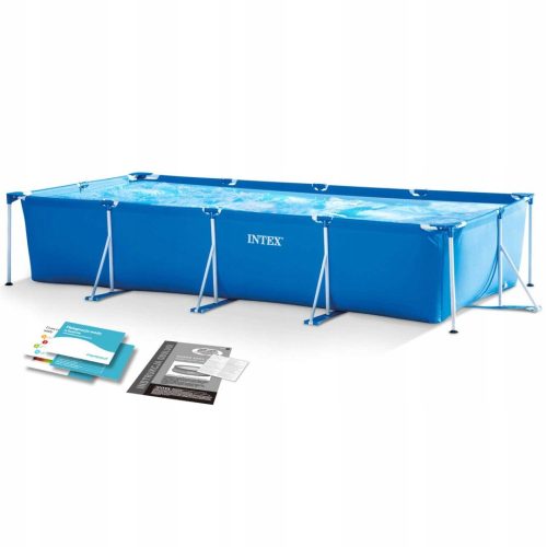 Intex rechteckiger Rahmenpool 450 x 220 cm