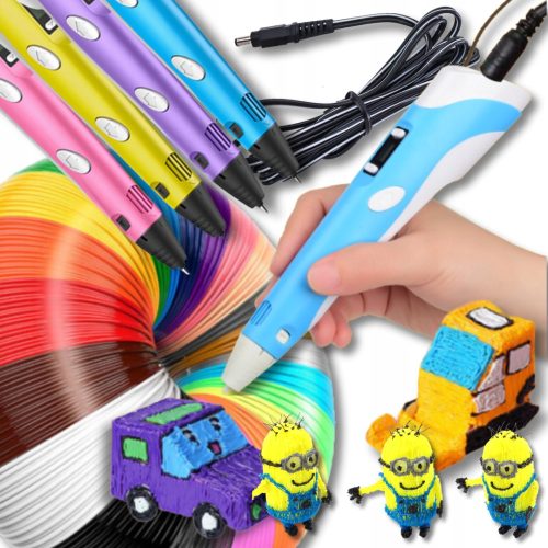  3D-Stift 3D-Druckerstift Fast_Buy + PLA-Patronen 110 m Farben