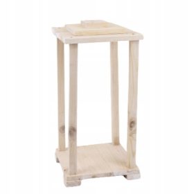  Laterne 45 cm GROSSE Schreindekoration aus Holz