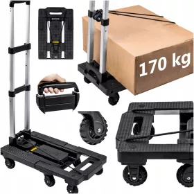 Klappbarer Handtransportwagen, 170 kg, 7 Räder