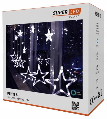  SuperLED-Weihnachtsbaumbeleuchtung innen 4 m 101 - 200 Lichter