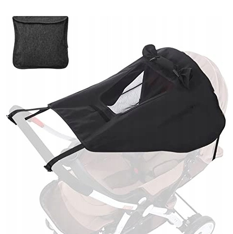  Kinderwagenschirm 1 cm schwarz