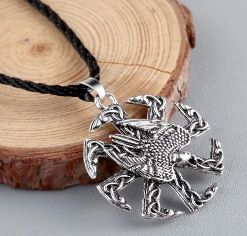  Anhänger Rune Kolovrat Swarzyca Kołowrot Wikingeradler Silberamulett