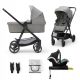  NEUER 4in1 Multifunktionskinderwagen mit MINK PRO Kinderkraft Sitz