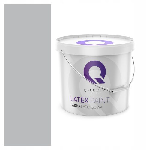 Q-Cover Latex-Decken- und Wandfarbe 5 l Mattgrau