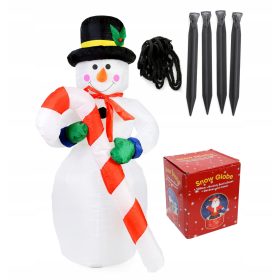    Weihnachtsbaumlampen verschieden |. AUFBLASBARER SCHNEEMANN MIT LOLLIME 180 cm BELEUCHTETER Schneemann für 10 Lichter