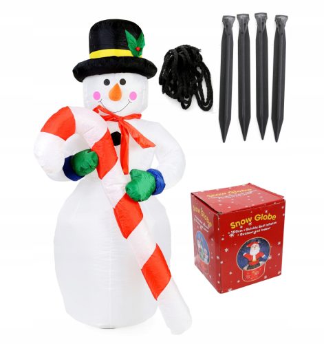  Weihnachtsbaumlampen verschieden |. AUFBLASBARER SCHNEEMANN MIT LOLLIME 180 cm BELEUCHTETER Schneemann für 10 Lichter