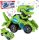  DINOSAURIER-AUTO AUTO 2 IN 1 LED-FARBEN SOUND FAHRT SPIELENDE DINOSAURIER + SENSORISCHES ANTI-STRESS-SPIELZEUG FÜR KINDER PUSH BUBBLE POP IT ANTI STRESS