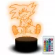  Led Nachtlampe Naruto Anime Manga Figur Dragon Ball Vegeta Kakashi Pop