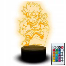    LED-NACHTLAMPE DRAGON BALL NARUTO SON GOKU ANIME FIGUR SASUKE KURIRIN