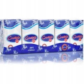  Chwilka unparfümierte Taschentücher, 2 Schichten. 10 Stk.