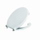 Koło Nova Pro Bez Barrier Toilettensitz, weißer Duroplast